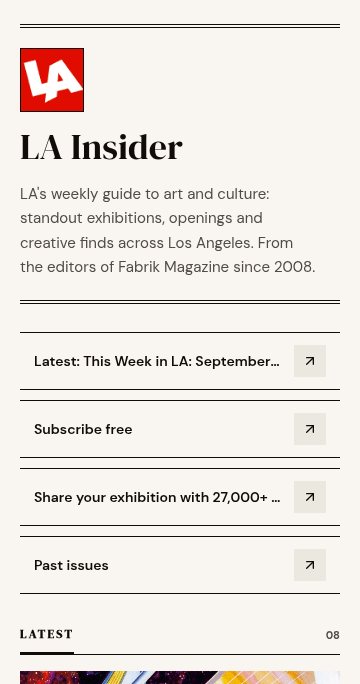 The LA Insider page on OneLink